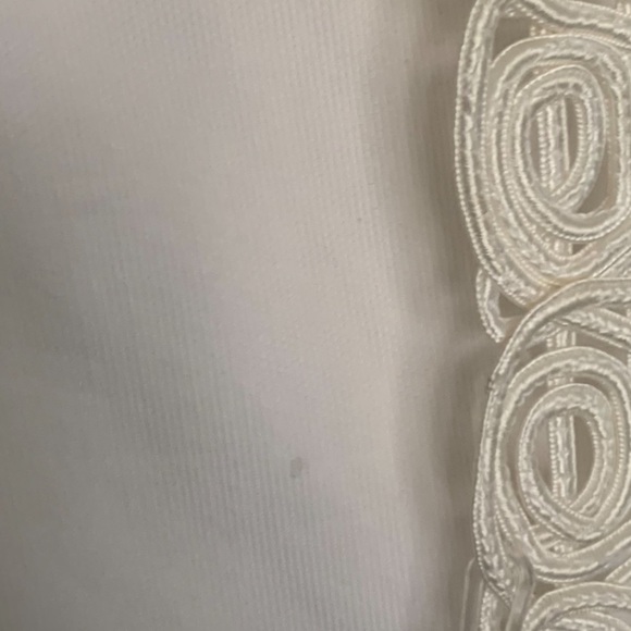 Vintage hippie crochet vest boho festival hippie Y2K off white floral Large - Picture 7 of 7